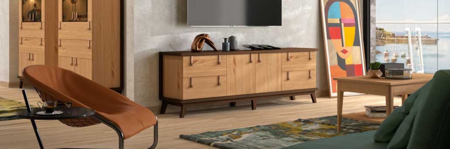 muebles estilo rustico industrial en Lucena